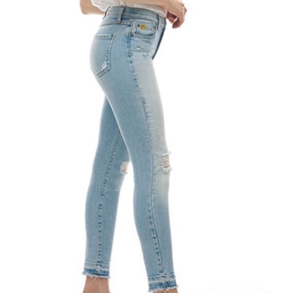 Rachel Skinny Jeans - Midrise, ripped hem & knees - Picture 4 of 4